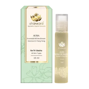 Aura Essential Oil Deodorant - Geranium & Ylang Ylang - 10gm