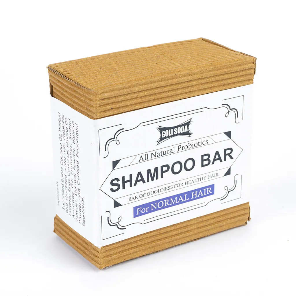 All Natural Probiotics Shampoo Bar for Normal Hair 90 gms