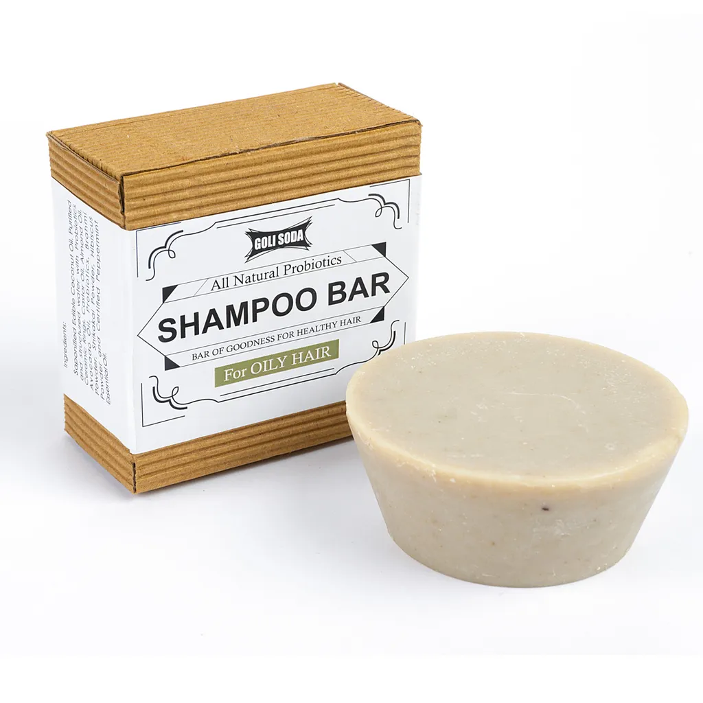 All Natural Probiotics Shampoo Bar For Oily Hair 90 gms