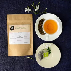 Darjeeling green tea with jasmine flower - 10 Tea Bags