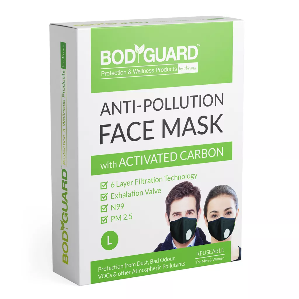 Reusable Anti Pollution Face Mask with Activated Carbon
