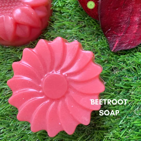 Sukham Handmade - Beetroot Soap - 85 - 90 gms