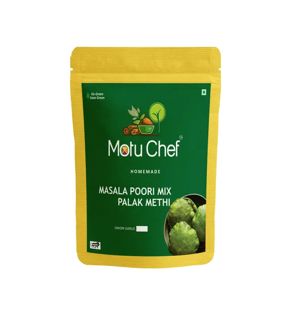 Motu Chef - Palak Methi Poori Mix - 250 gms