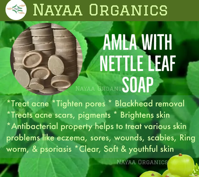 Nayaa Organics - Amla with Nettle leaf Soap-50g