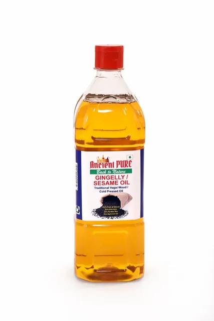Ancient Pure Foods - Cold Pressed Gingelly Oil - 1 litre