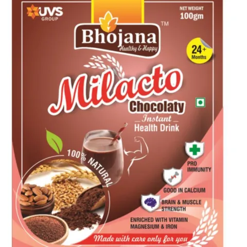 Bhojana Foods - Milacto Chocolaty Instant Health Drink