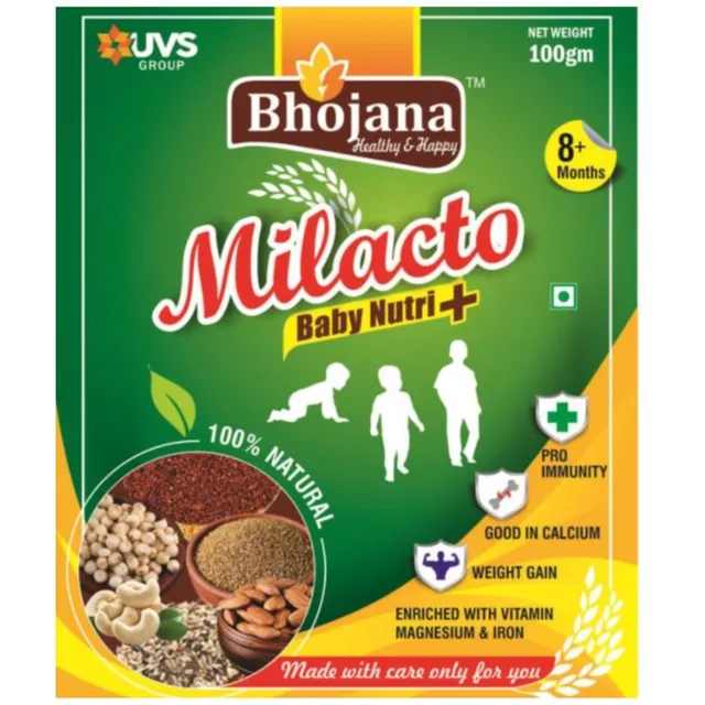 Bhojana Foods - Milacto Baby Nutri+ Health Drink For babies