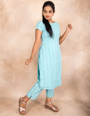 Trayee - Breezy Blue Co-ord Set