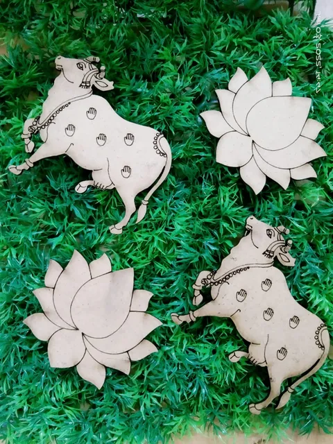 Paper Flower - Home Decorative- MDF Wooden Cuts