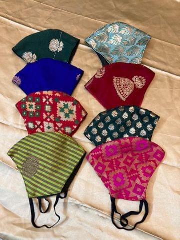 Paper Flower - Brocade Mask