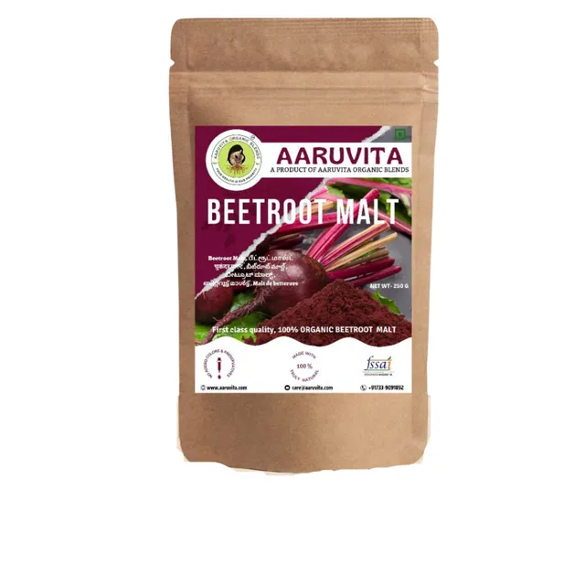 Aaruvita Organic Beetroot Malt -250gms