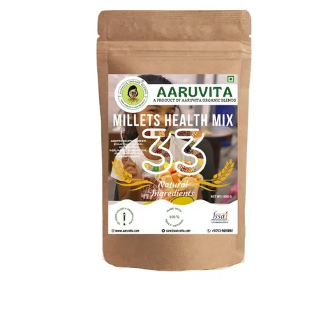 Aaruvita Organic 33 Millets Health Mix Powder 500gms