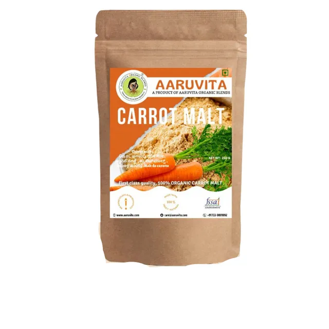 Aaruvita Organic Carrot Malt - 250gms