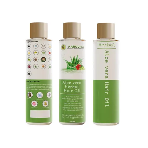 Aaruvita Organic Aloe vera herbal hair oil  200ml