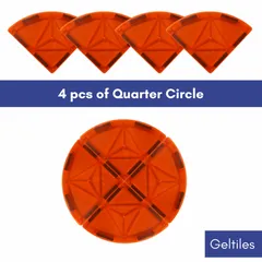 Geltoys - Geltiles - Quarter Circle 4 Pcs Set