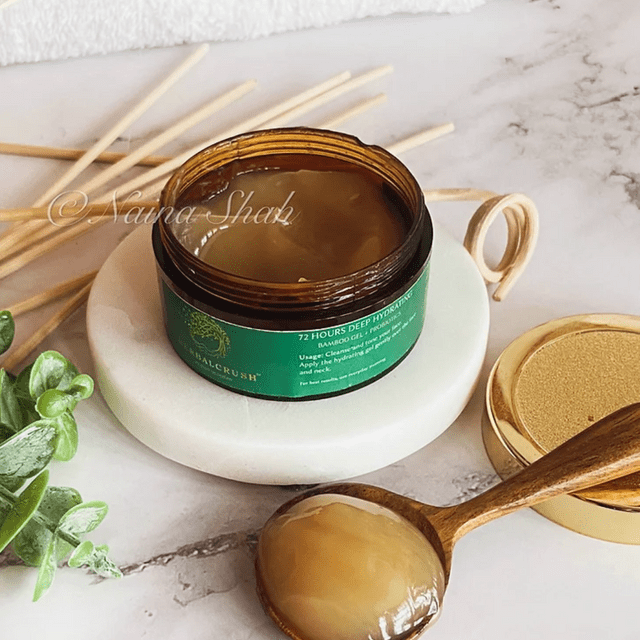 Bamboo hydrating gel with probiotics