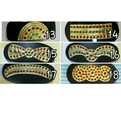 Hair Clips With Tanjore Paintings