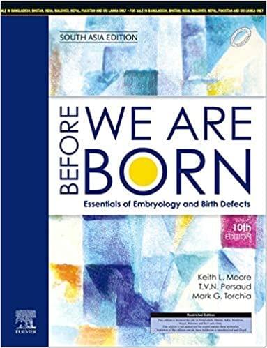 Before We Are Born 10th Edition 2020 by Keith L. Moore