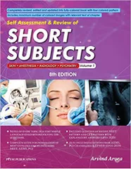 Self Assessment and Review of Short Subjects (Volume-1) 8th Edition 2020 by Arvind Arora