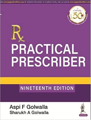 Rx Practical Prescriber 9th Edition 2020 by Aspi F Golwalla