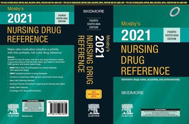 Mosby's 2021 Nursing Drug Reference 4th South Asia Edition 2020 by Skidmore