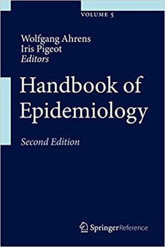 Handbook of Epidemiology (5 Volume Set) 2nd Edition 2014 by Wolfgang Ahrens