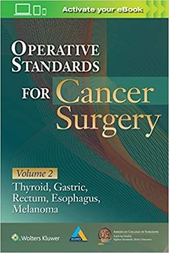 Operative Standards for Cancer Surgery (Vol-2) 2018 by American College of Surgeons Clinical Research Program