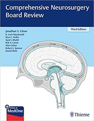 Comprehensive Neurosurgery Board Review 3rd Edition 2019 by Jonathan Citow