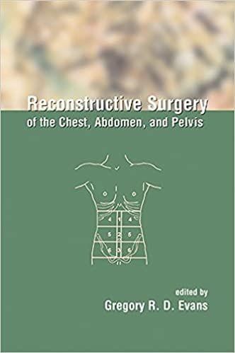 Reconstructive Surgery of the Chest, Abdomen, and Pelvis 2004 by Gregory Evans