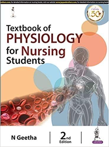 Textbook of Physiology for Nursing Students 2nd Edition 2020 by N Geetha