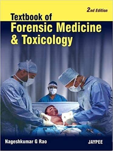 Textbook of Forensic Medicine and Toxicology 2nd Edition 2010 by Nageshkumar G Rao