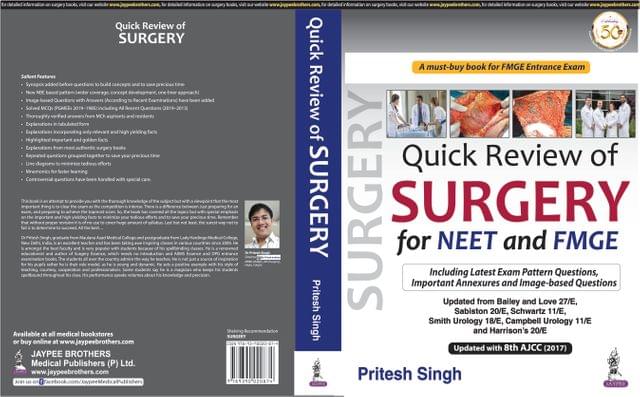 Quick Review of Surgery for NEET and FMGE 2020 by Pritesh Singh