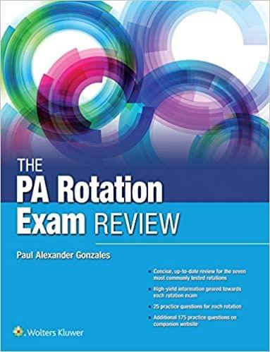The Pa Rotation Exam Review 2019 by Paul Gonzales