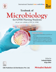 Textbook of Microbiology for GNM Nursing Students 2nd Edition 2021 by Dr Mrinalini Bakshi