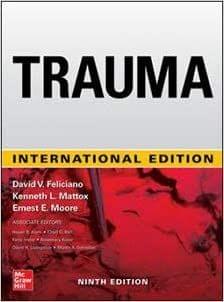 Trauma 9th International Edition 2021 by Ernest E. Moore David V. Feliciano
