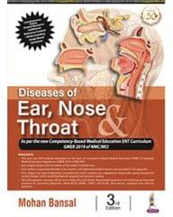 Diseases of Ear, Nose & Throat 3rd Edition 2021 by Mohan Bansal