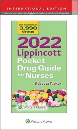2022 Lippincott Pocket Drug Guide for Nurses (International Edition) 2022 by Rebecca Tucker