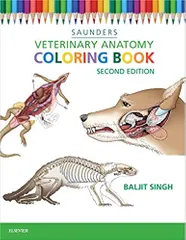 Veterinary Anatomy Coloring Book - 2nd Edition By Saunders