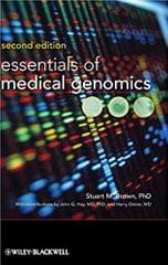 Essentials of Medical Genomics 2nd Edition 2009 By Brown Publisher Wiley