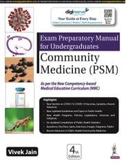 Exam Preparatory Manual for Undergraduates Community Medicine (PSM) 4th Edition 2022 By Vivek Jain