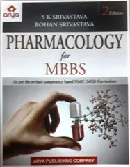 Pharmacology For MBBS 2nd Edition Reprint 2022 By S.K Srivastava