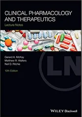 Clinical Pharmacology And Therapeutics 10th Edition 2021 By Mckay G A
