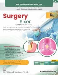 Surgery Sixer for  for NEET and INI-CET Exams 6th Edition 2022 by R Rajamahendran