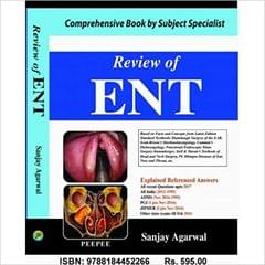 Review Of Ent 1st Edition 2017 By Sanjay Agarwal