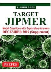 Target Jipmer - Dec 2019 1st Edition 2020 By Arun Babu