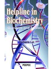 Helpline In Biochemistry Question and Answer 2nd Edition 2008 By Harbans Lal