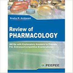 Review Of Pharmacology 1st Edition 2012 By Sneha Ambwani