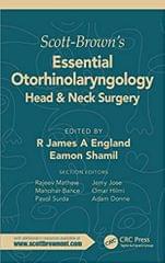 Scott Browns Essential Otorhinolaryngology Head And Neck Surgery 2022 By England R J A