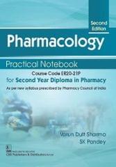 Varun Dutt Sharma Pharmacology Practical Notebook for Second Year Diploma in Pharmacy 2nd Edition 2022