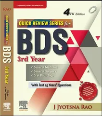 Rao Quick Review Series for BDS 3rd Year 4th Edition 2022
